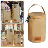 Cooking Gas Cylinder Cover Outdoor Camping Lantern Storage Protective Pouch Canister Fuel Cylinder Storage Bag