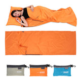 TOMSHOO 70*210CM Outdoor Travel Camping Polyester Pongee Healthy Sleeping Bag Liner with Pillowcase Portable Business Trip Hotel