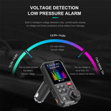 1.8"Wireless Car Bluetooth FM Transmitter Aux Supports QC3.0 Charging Treble And Bass Sound Music Player MP3 Player Audio