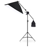 Tripod for Softbox Light Stand Photo Studio 2M with 1.4M Boom Arm Flexible Sandbag Supporting Lighting Photography Phone Flash