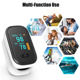 OLED Finger Oximeter Blood Oxygen Portable Finger Pulse Oximeter  Spo2 Pulse Oximeter Saturation Meter Heart Rate Monitor