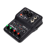 Sound Card Audio Mixer Sound Board for Studio Singing Computer DJ Audio Mixer Compatible with Mainstream Audio Software