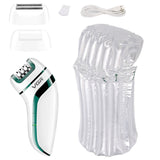 3in1 Rechargeable women epilator for face body electric shaver female hair removal bikini trimmer leg lady shaver callus remover