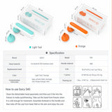 Ice Roller &amp; Face Massager Stainless Steel Skin Cooling Roller Face Lifting Anti-aging Pain Relief Skin Care Tools With 2 Heads