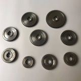 9Pcs/Set CJ0618 Household Small Lathe, Micro Lathe Gear, Metal Exchange Gear
