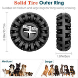 Toy for Durable Natural Rubber Indestructible Dog Toys Treat Dispenser for Power Chewers,Chew Toy for Medium and Large Dog Breed