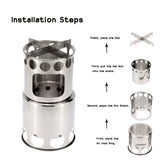 Outdoor Camping Cooking Kit  Aluminum Camping Cookware Set Water Kettle Pan Pot Travelling Hiking Picnic BBQ Tableware Equipment