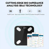 Bluetooth Smart Bathroom Floor Scales Body Weight Digital Body Fat Scale Auto Monitor Body Weight  With APP Fitness Health Scale