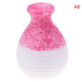 1/2/5/6pcs/lot Cute Vintage Porcelain Flowerpot Vase Jar 1:12 Scale Handcrafted Doll House Miniature Dollhouse Accessories