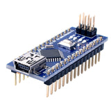Promotion Funduino Nano 3.0 Atmega328 Controller Compatible Board for Arduino Module PCB Development Board without USB 10PCS/LOT