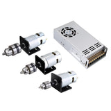 1 Set DC 12V Lathe Press 795 Motor With Drill Chuck and Mounting Bracket or 24V 15A 360W Power Convertor