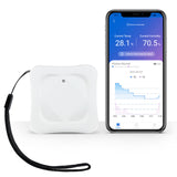 HOLDPEAK 930A Smart Hygrometer Thermometer, Bluetooth Wireless Room Temperature Humidity Sensor with App,365 Days Data Recording