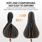 Bike Thickened Saddle Cover Soft Silicone Pad Road Bicycle Seats Cover Comfort Breathable AntiSlip Cycling Cushion Cover