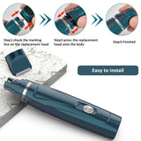 2 IN 1 Pet Nail Grinder with Hair Clipper Portable Rechargeable Painless Paws Grooming Trimming for Dog Cat Pet Product trimmer