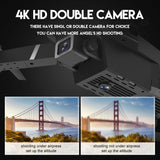 E525 PRO RC Quadcopter Profissional Obstacle Avoidance Drone Dual Camera 1080P 4K Fixed Height Mini Dron Helicopter Toy