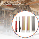 2Pcs Carpenter Mechanical Pencils 18Pcs Pencil Leads Carpenter Architect Working Tool For Drawing Making Scribbling