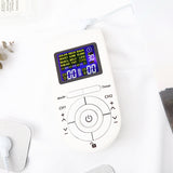 Portable Dual-Channel TENS&amp;EMS Device Pulse Massager Muscle Stimulator Unit 12 Massage Modes 40 Strength Levels Adjustable Timer