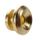 2Pcs Golden Strap Button with Mounting Screw with 6Pcs Wood Guitar Pins Rosewood Strings Pegs Slotted Endpin