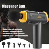 LCD Display Massage Gun Deep Muscle Massager Muscle Pain Body Neck Massage Exercising Relaxation Slimming Shaping Pain Relief