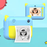 Kids Instant Print Camera 1080P Digital Video Camera Dual Camera Lens 12MP 2.4 Inch LCD 32GB TF Card Birthday Christmas Gift