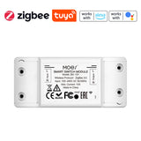 Tuya ZigBee Intelligent Light Switch Module Mini Home Automation DIY Breaker  APP Control Voice Control Timing Switch