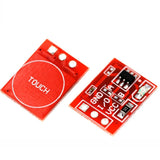 100Pcs TTP223 Touch Key Switch Module Touching Button Self-Locking/No-Locking Capacitive Switches Single Channel