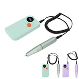 Nail Drill Electric Strong Compatibility LED Screen Large Capacity Simple Oporation Manicure Nail Drill for Woman for Salon