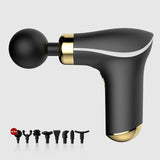 New Mini Fascia Gun Muscle Deep Vibration Relaxation Massager Electric Neck Massage Gun Home Fascia Grab