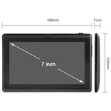 New7 Inch For Google Android 4.4 Quad Core Tablet PC 512MB + 8GB Dual Camera Wifi Bluetooth Support Wholesale And Dropshipping