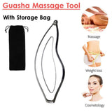 Gua Sha Steel Board Manual Muscles Massager Tissue Soft Tool Physical Reduce Pain Relaxation Therapy Body Scrapin J7R0