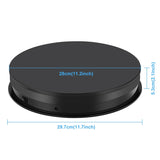 PULUZ Product Display Turntable 360 Degree Electric Rotating Photography Studio Speed Adjustable Rotating Display Stand EU Plug
