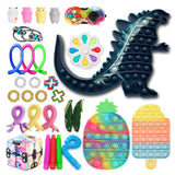 Popite Fidget Toys Set Anti Stres Popetes Bubble Fidget Toys Kit Autism Relief Anxiety Sensory Pushs Bubble Fidget Toys Pack