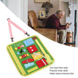 Ear Care Dementia Sensory Pad Educational Sensory Toys Alzheimer Patient Anxiety Sensory Blanket Multifunctional