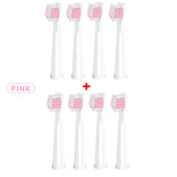 Replacement toothbrush head, Soft hair brush head, Detachable toothbrush head