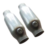 2Pcs 2.5in Vehicles Universal Catalytic Converter High  410250