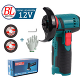 12V Mini  Angle Grinder with Rechargeable Lithium Battery Cordless Polishing Machine Diamond Cutting With accessories