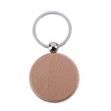 100 Pcs Keychain Diy Wooden Keychain Key Gift Mixed &amp; 20Pcs Blank Round Wooden Keychain Key Tag Gift