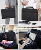 Car Laptop Eating Tray Back Seat Laptop Bag Work Desk Steering Wheel Eating Tray Portable Car Computer Holder Table Non-slip PC