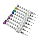 Watch Screwdrivers with Metal Stand Tool Compatible with Watch Repair Watch Screwdriver Set Watchmakers Screwdrivers Set Holder