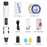 Enotepad SL-300 3D Printing Pen 2PCS/SET Fast Delivery Pens From Oversea Warehouse 3d pen filament pla