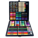 258pcs Art Set Painting Marker Pen Super Artist Tools Kit Crayon Drawing Pens For Kids Birthday Gifts Box Art Supplies