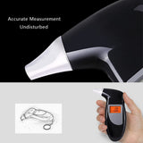 Handheld Backlight Digital Alcohol Tester Digital Alcohol Breath Tester Breathalyzer Analyzer LCD Detector Backlight Light