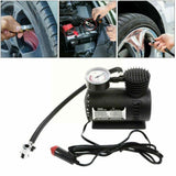 12v Mini Car Auto Air Compressor Tire Inflator Tool Universal Pump Air Car 300psi Compressor Black Portable Inflator Tool R