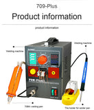 4.3KW SUNKKO 709Plus Spot Welder, High-Power Pulsed lithium Battery Spot Welder, Handheld Soldering Pen Butt Soldering Iron