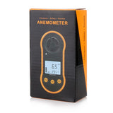 Pocket Digital Anemometer Windsurfing Sailing Kite Flying Air Velocity Guage Tools Airflow Wind Speed NTC Temperature Meter