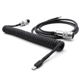 Custom Coiled USB C Cable for Gaming Keyboard Mechanical Keyboard Coiled Cable Computer Aviation Connector Mechanical Keyboard