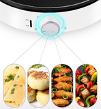 220V Non-stick Household Electric Crepe Maker Multi Cooker Pancake Baking Pan Pizza Crepe Pancake Maker Electric Baking Pan