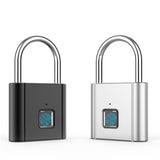 Smart Padlock Quickly Unlock Zinc Alloy Metal Self-imaging Chip 10 Fingerprints Keyless USB Charging Door Lock Fingerprint