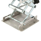 Aluminum Router Lift Table Woodworking Engraving Spirit Level Lifting Stand 6in Platform 150*150*260mm Experiments Equipment