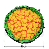 Plush Carrot Dog Toys Snuffle Mat Dog Puzzle Hide Seek Food Foraging Training Slow Feeder Toys Stress Release Pet Supplies